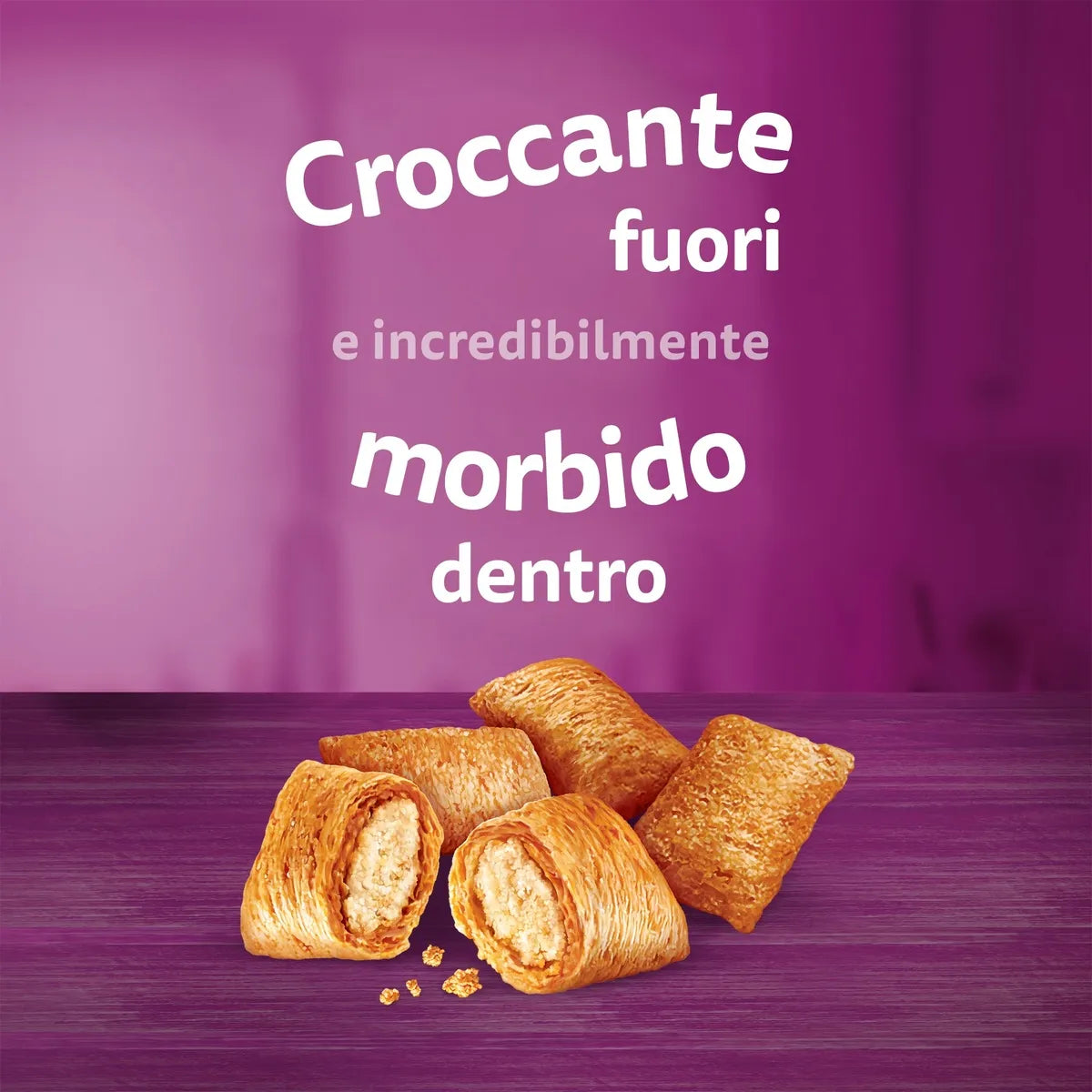 Whiskas Temptations snack per gatti adulti 180g gusto salmone, croccante fuori e morbido dentro Whiskas Temptations snack per gatti adulti 180g gusto salmone, croccante fuori e morbido dentro